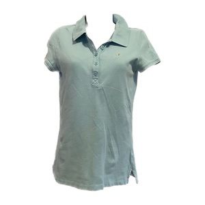 Aeropostale light blue polo short sleeve